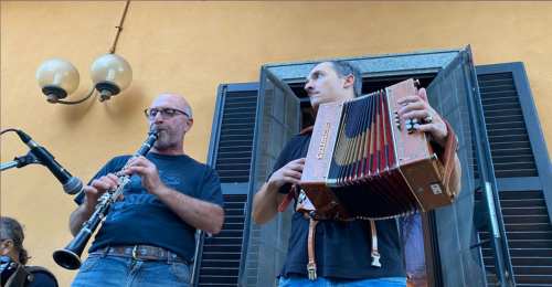 Il Duo Rocca - Benigni  con Ziad Trabelsi a Villa di Donato