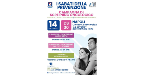 Prossima tappa dei Sabati dello Screening al centro commerciale La Birreria