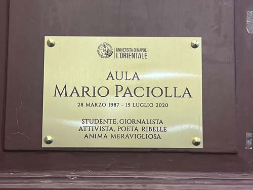 AllOrientale unaula universitaria in ricordo di Mario Paciolla2