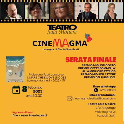 Domani alla Sala Molière la chiusura del festival Cinemagma 1