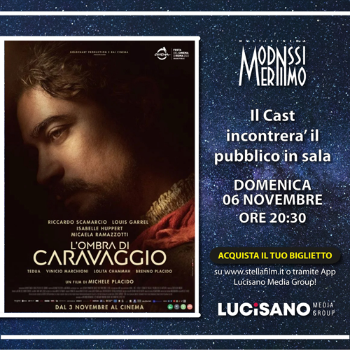 Lombra di Caravaggio il cast incontra il pubblico in sala 1