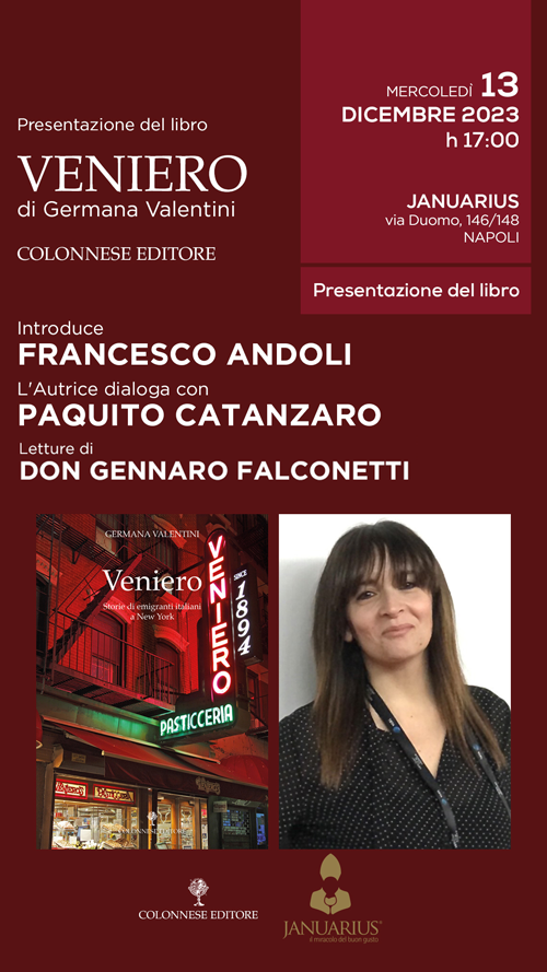 Presentazione di Veniero Storie di emigranti italiani a New York 1