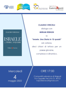 Claudio Vercelli dialoga con Miriam Rebhun sul suo ultimo libro 1