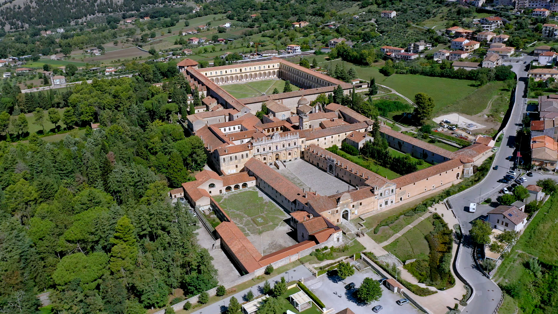 DRMNCAM_Certosa di Padula_veduta aerea