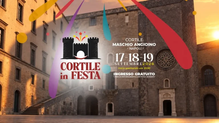 Cortile in Festa: al Maschio Angioino tre serate di teatro e musica (gratis) firmate Lello Arena