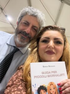 Sonia Sodano al Campania Libri Festival con due libri: l’informazione al centro, dai bambini agli adulti